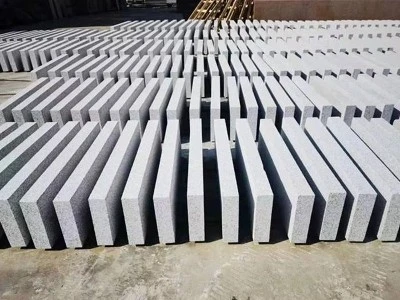 Pavimentação de granito branco gergelim
